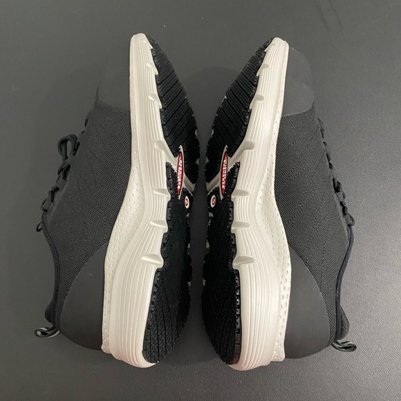 New Skechers Ebinal Work Shoes Arch Fit Comp Toe Slip Resistant Lace Up Low Boot - Picture 10 of 15